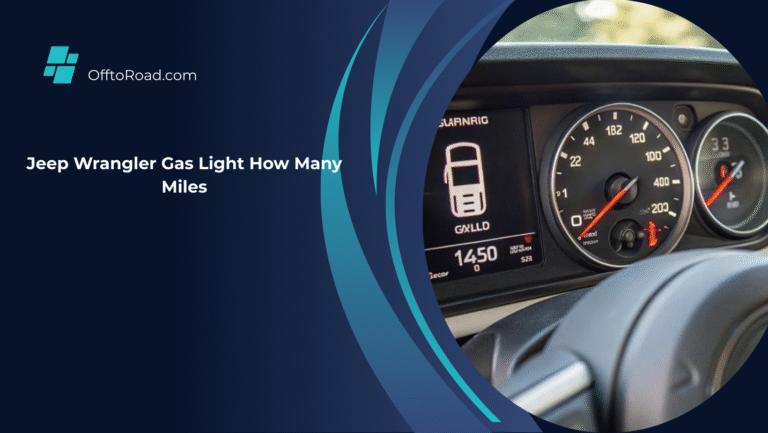 jeep wrangler gas light how many miles