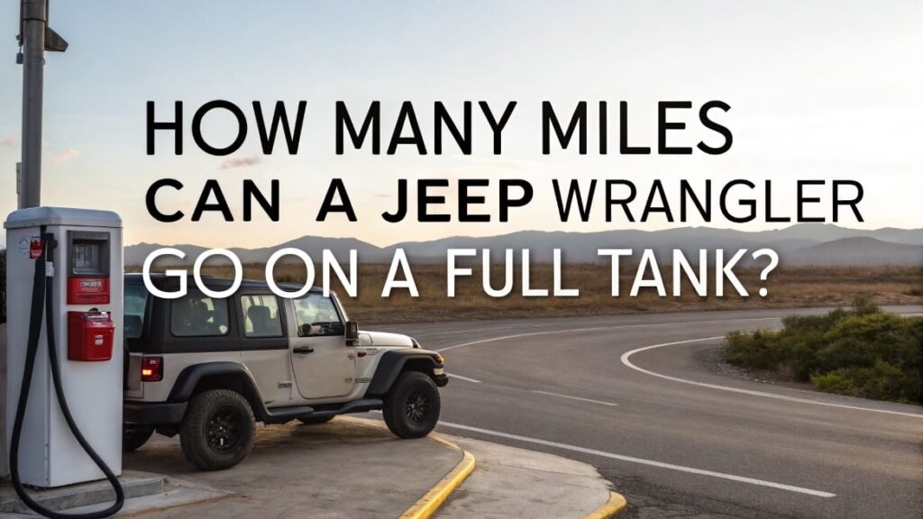 How many miles can a Jeep Wrangler go on a full tank?
