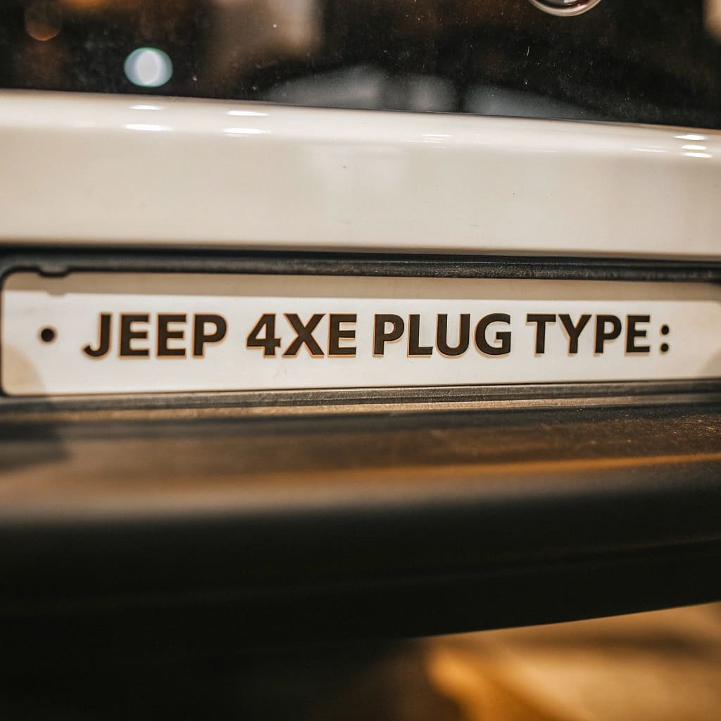 Quick Answer: Jeep 4xe Plug Type: