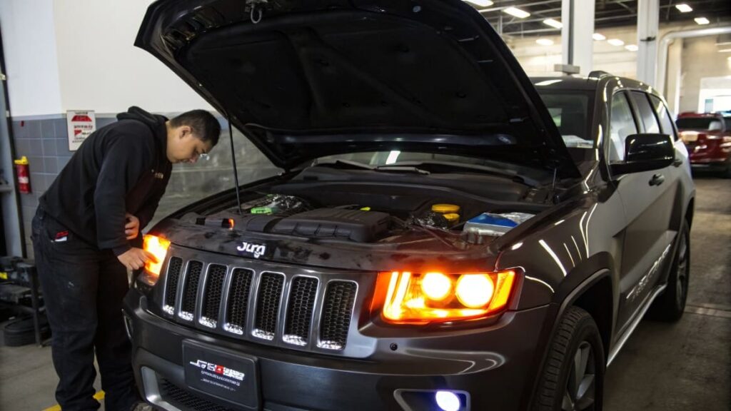 Why is my Jeep Grand Cherokee making a beeping sound?