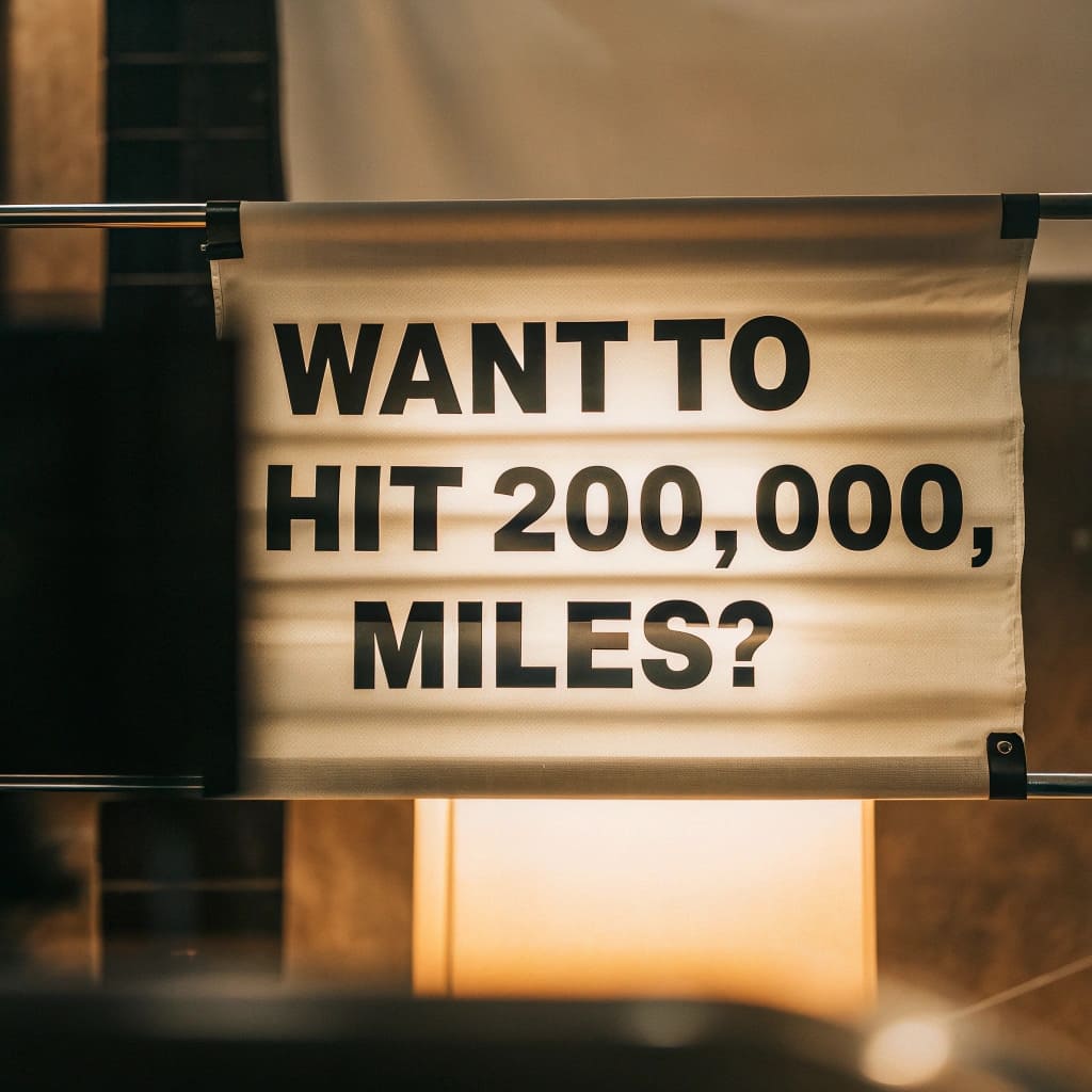 Want to Hit 200,000+ Miles? Here’s How
